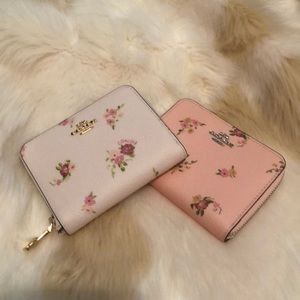 Brand new Coach floral wallets